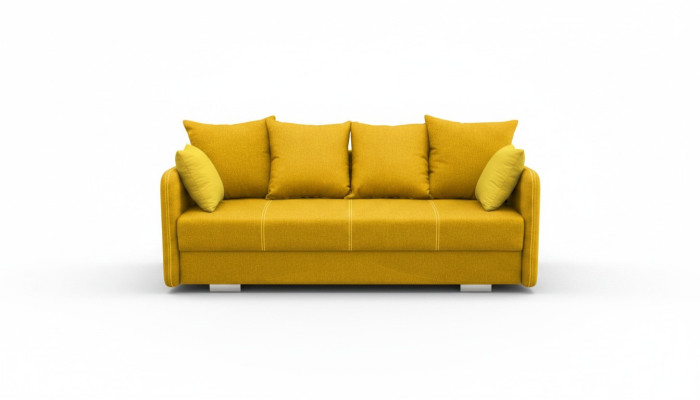Schlafsofa Klappcouch 3-Sitzer Schlaffunktion + Bettkasten Couch Sofa Klappsofa