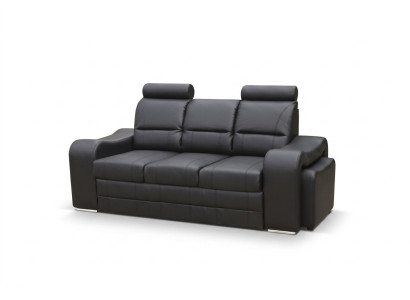 Schlafsofa Klappcouch 3-Sitzer Schlaffunktion + Bettkasten Couch Sofa Klappsofa