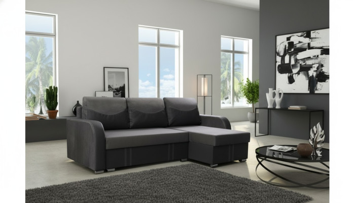 Designer Sofa Ecksofa Stoffsofa System Sofa Textil Samt Eckcouch Couch Neu