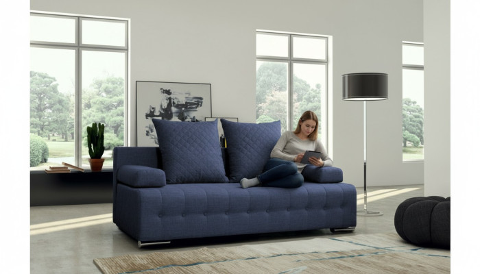 Chestefield Sofa Couch Leder Designer Textil Sitz Polster Garnitur Design