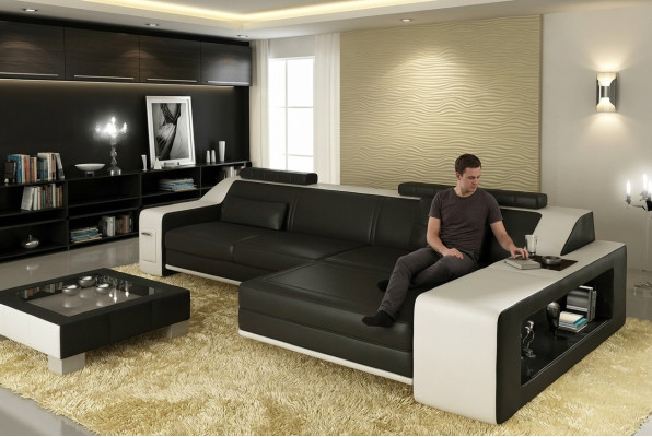 Exklusiver Wohnkomfort Verleihen Sie Ihrem Zuhause mit unserem Luxus-L-Sofa