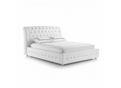 Polsterbett Bett Ehebett Lederbett Designerbett Doppelbett Bettgestell S-9270