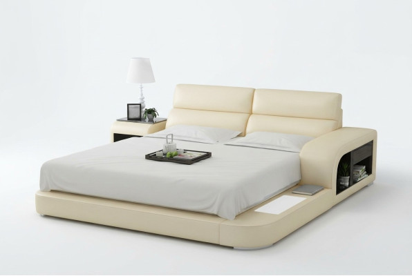 Designer Bett Polsterbett Luxusbett Doppelbett Ehebett Betten 140/160/180 LB8805