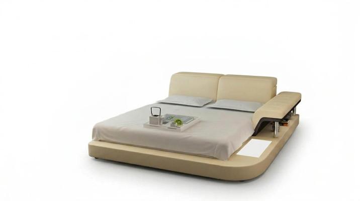 Designer Bett Polsterbett Luxusbett Doppelbett Ehebett Betten 140/160/180 cm