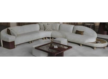 Modernes Graues Wohnzimmer Sofa Polstercouch L-Form Edle Couch
