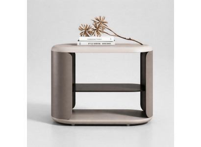 Moderner Beistelltisch mit eleganter Form und funktionalem Design