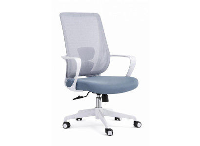 Ergonomischer Bürostuhl mit verstellbarer Kopfstütze und Mesh-Rücken