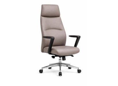 Ergonomischer Chefsessel mit hohem Rücken und verstellbaren Armlehnen