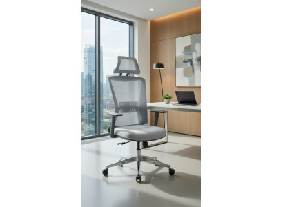 Höhenverstellbarer Bürostuhl für ergonomisches Sitzen und Komfort