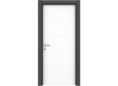 Elegante weiße Innentür moderne Melamin-Zimmertür Premium-Qualität