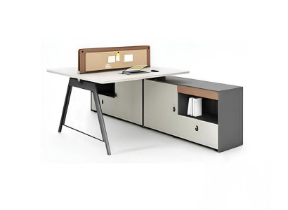 Eckschreibtisch für 2 Personen Moderner Büromöbel Designer Schreibtisch