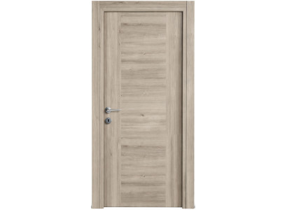 Stilvolle hellbraune Innentür Moderne Designertür Premium-Qualität
