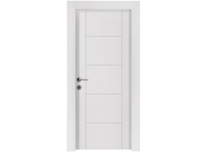 Stilvolle weiße Zimmertür aus Holz MDF-Tür im Minimalismus-Stil Premium-Türen