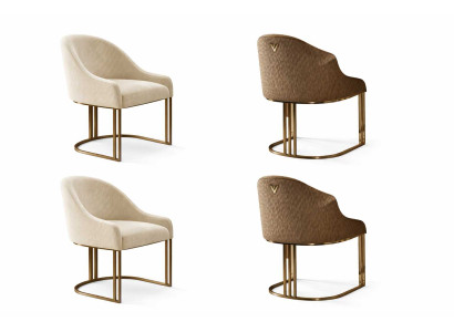 Esszimmer Möbel 4x Stühle Modernes Design Elegantes Polstersitz