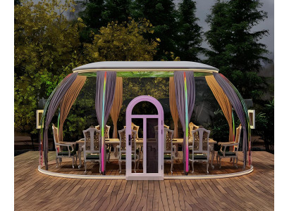 Moderne Großer Pavillon für 10–12 Personen Luxuriöses Gartenpavillon