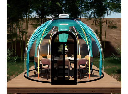 Eleganter Robuster Pavillon für 12–14 Personen ideal für Außenbereiche