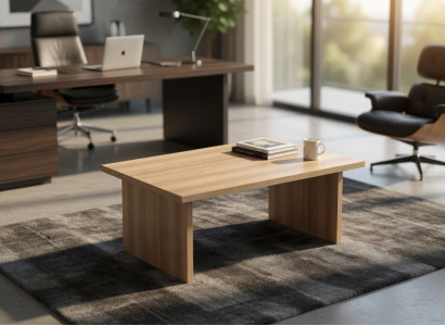 Couchtisch aus Holz mit einfacher und eleganter Form