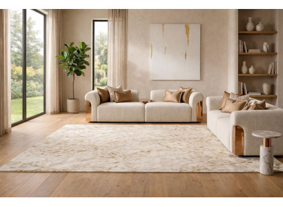 Elegantes Wohnzimmer-Set in Beige 3-Sitzer-Sofa 2-Sitzer-Sofa Wohnzimmermöbel