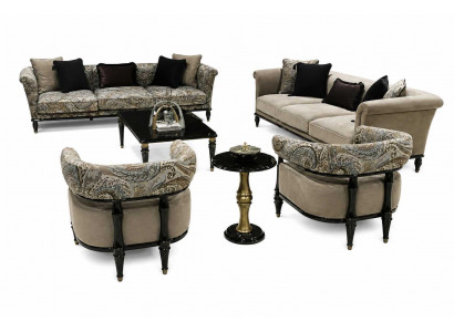 Wohnzimmer Sitzmöbel Sofagarnituren 3+3+1+1 Sitzer Moderner Couchtisch