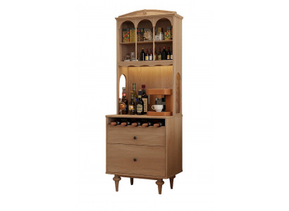 Braunes Küchenbuffet Modern Eleganter Holz Esszimmer Buffetschrank