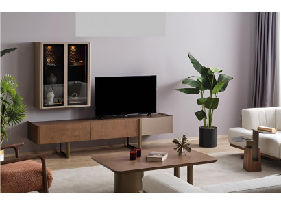 Designer Wohnzimmer Set Couchtisch Sideboard Sessel Regal