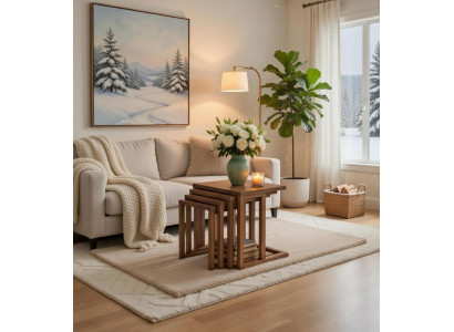 Couchtische Braun Modern Bequem Wohnzimmer Holz Komfort Praktisch Neu