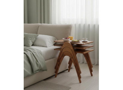 Couchtische Braun Holz Bequem Modern Wohnzimmer Komfort Praktisch Neu