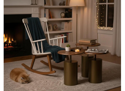Couchtische Modern Braun Wohnzimmer Holz Luxus Beistelltisch Elegant