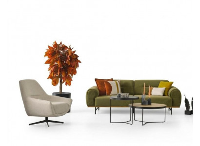 Wohnzimmer Set Moderner Stil Grün Elegantes Design Raffiniertes Design