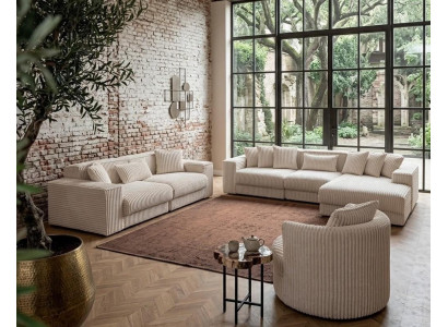 Wohnzimmer Bubble Set Moderner Stil Weiß Holzgestell Entspannend Elegant