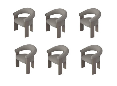 Esstischstühle Set Moderner Stil Beige Elegantes Design Weiche Stühle