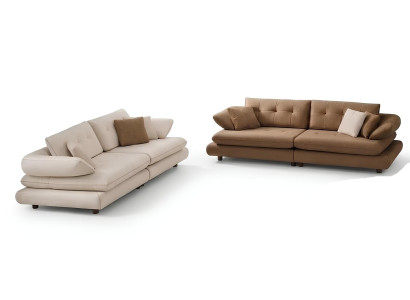 Sofa-Set Sofa Moderner Stil Weiße Farbe Weiche Armlehnen Einstellbar