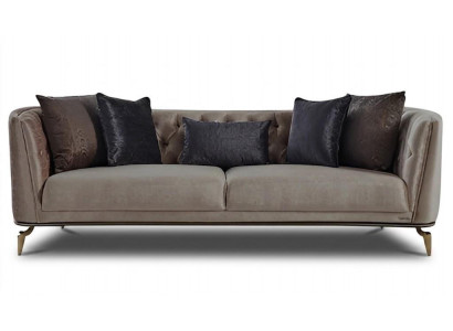 Elegantes 4-Sitzer Sofa Modernes Design-Sofa mit Kissen