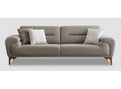 Sofa 3-Sitzer Modern Grau Luxus Elegant Design Couch Polstersofa Neu