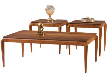 Couchtische Wohnzimmer Holz Modern Rechteckig  Komfort Braun Luxus