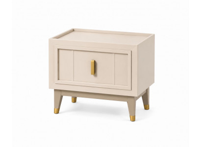 Nachttisch bequem minimalistisch beige schön modern neu