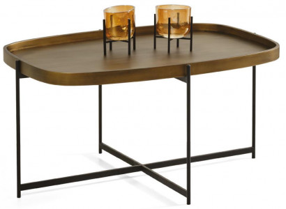 Couchtisch Modern Wohnzimmer Metall Luxus Elegant Stilvoll Komfort