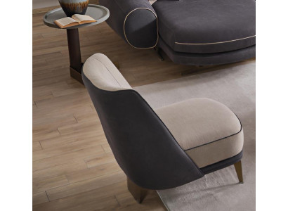 Design Sessel Japandi Stil Modern Edel.