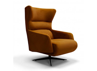 Modern Sessel Japandi Stil Holz Braun Modern Edel.