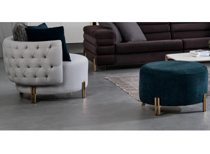 Design Sessel & Hocker Japandi Stil Modern.