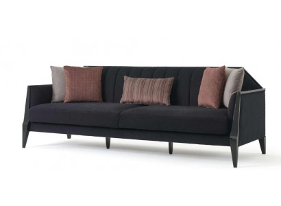 Designer Sofa 3 Sitzer Elegant Polstermöbel Wohnzimmer Komfortabe