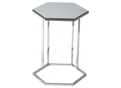 Couchtisch Wohnzimmer Modern Silber Beistelltisch Luxus Lounge Neu