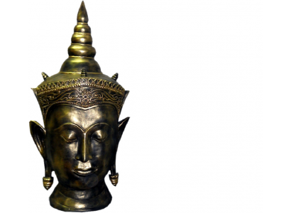 Buddha  Figuren Budda Skulptur Buddhismus Statuen Thailand Feng Shui Deko Büste