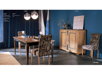 Esstische Tische  Möbel Esstisch Naturholz Retro Style Esszimmer Wohnzimmer