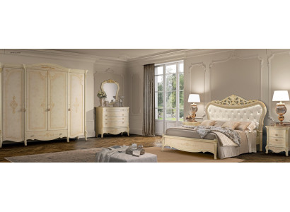 Chesterfield Bett Luxus Betten Polsterbett Doppelbett Klassisches Holz Hotel