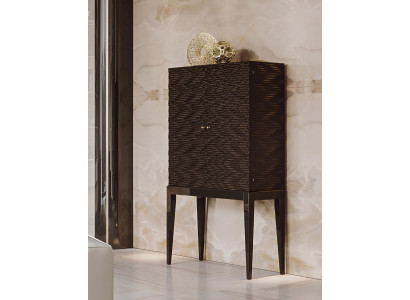 Kabinett Wohnzimmer Barschrank Möbel Design  Massivholz Barschrank Bizzotto Neu