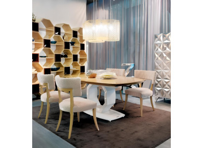 Esstisch Echtholz Tisch Holz Tische Einrichtung Design Esszimmer Luxus Möbel Neu