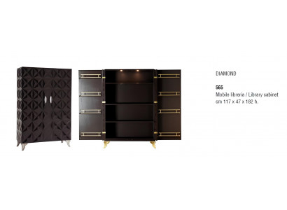 Bücherschrank Schränke Bücherregal Wohnwand Wohnzimmer Wand Regal Design Regal