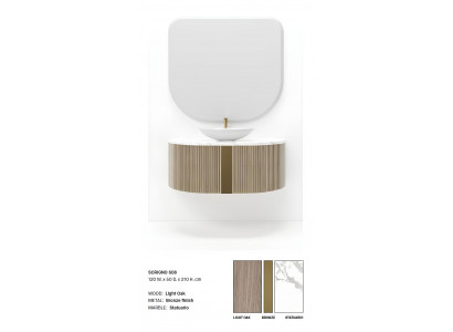Badezimmer Waschbecken braun Badezimmerarmaturen Badezimmermöbel Italien Stil