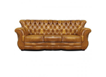 CHESTERFIELD OHRENSOFA 3+2+1 SOFAGARNITUR LEDERSOFA COUCH POLSTER SOFA GARNITUR